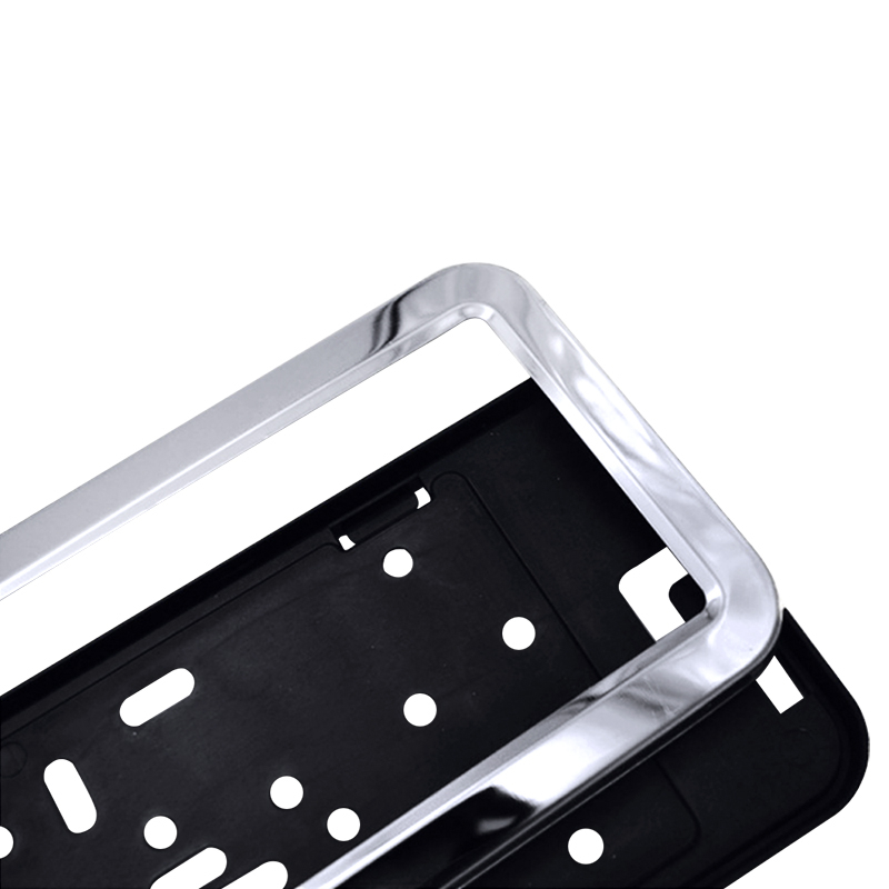 SPEEDWOW 1pcs License Plate Frame Plastic Car License Plate Frame Number Plate Holder With 4 Screws