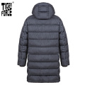 TIGER FORCE 2020 New Winter Jacket For Men Long black Warm Male Sports Casual fashion Thick outdoor Men's coat Warm Parka 70701