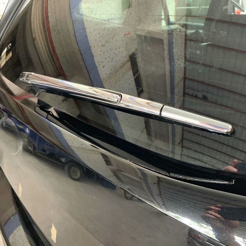 For Subaru Forester SK 2019 ABS Chrome Rear Window Wiper Arm Blade Cover Trim Garnish Molding 4pcs Car Styling Accessories