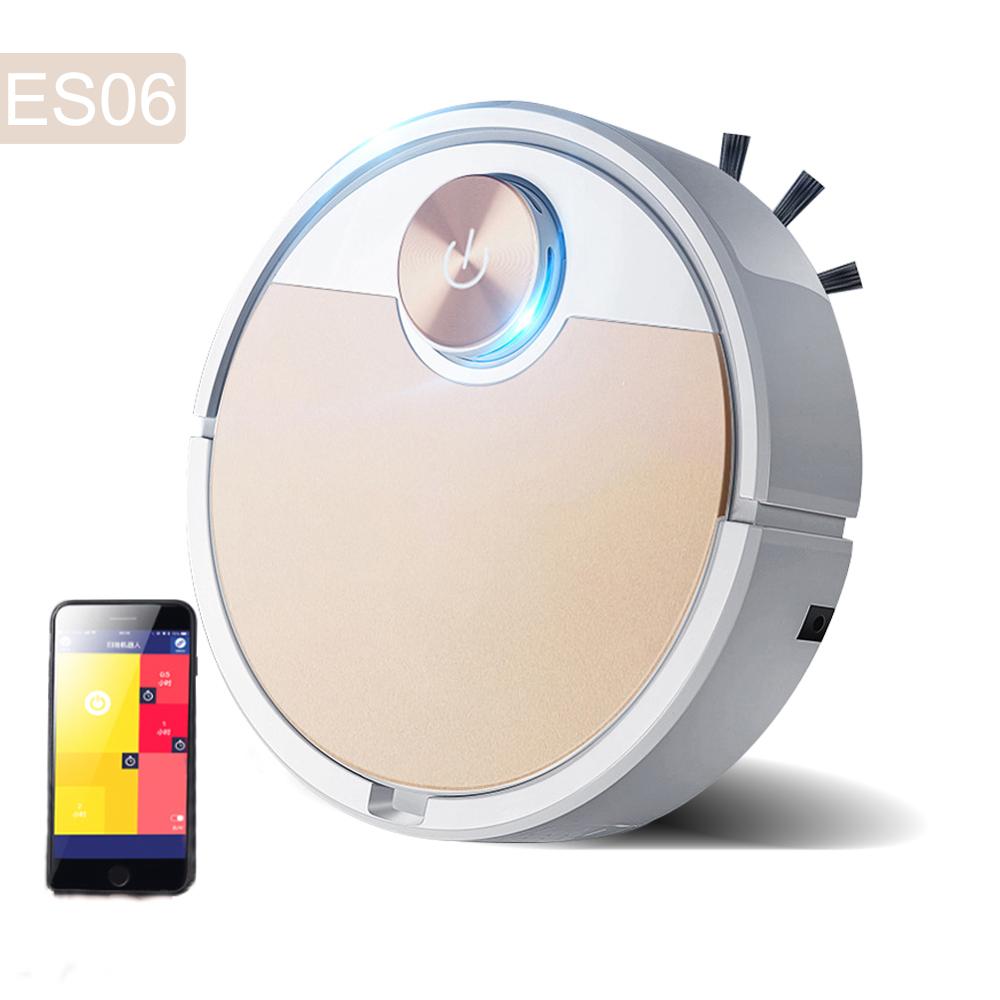 ES06 Robot Vacuum Cleaner Smart vaccum cleaner fpr Home Mobile Phone APP Remote Control Automatic Dust Removal cleaning Sweeper