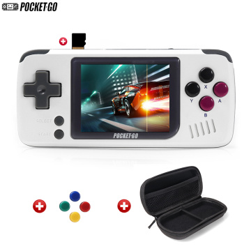 Game Console,PocketGo,Video Game Console Retro Handheld, 2.4inch screen portable children game players with memory card