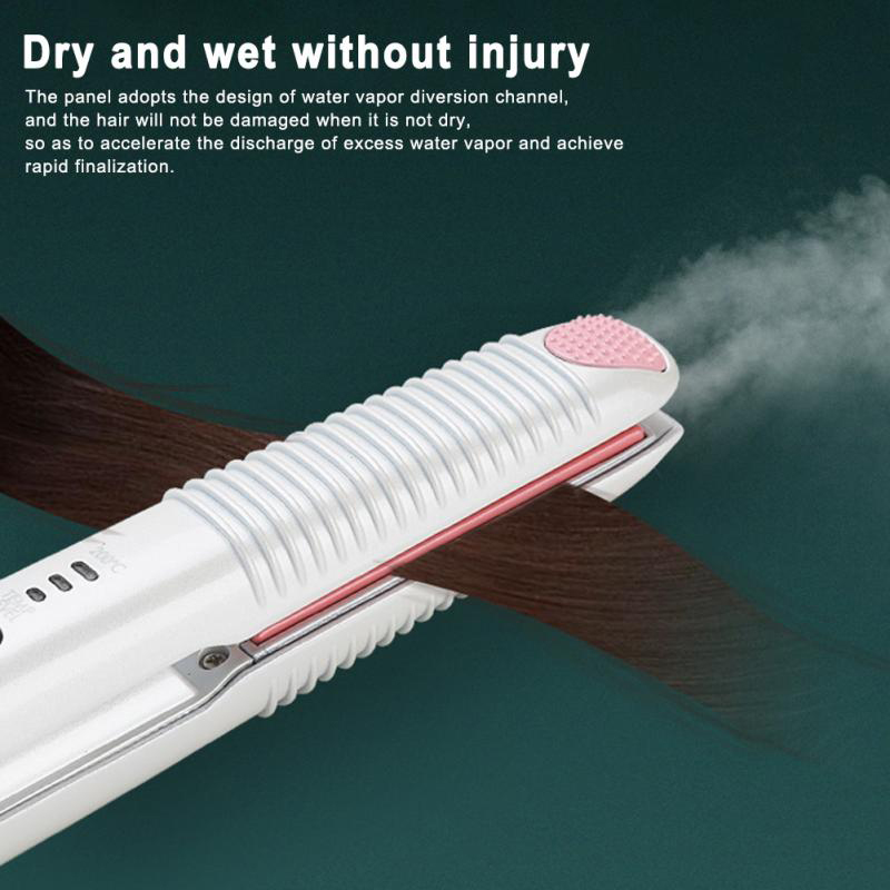 Crodless Straightening Irons USB Rechargeable Hair Straightener Portable Hair Curling Irons Splint Professional Hair Flat Irons