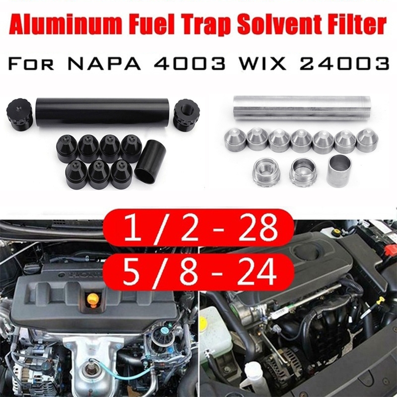 Automotive Aluminum Fuel Trap Solvent Filter for Napa 4003 WIX 24003 6061-T6 Auto Part Car Accessories