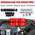 Automotive Aluminum Fuel Trap Solvent Filter for Napa 4003 WIX 24003 6061-T6 Auto Part Car Accessories