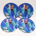 Anna Elsa Birthday Party Decoration Kids Disposable Tableware Tablecloth Baby Shower Event Party Supplies Favors