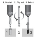 ANENG 6PCS/Set HSS Damaged Screw Extract Or Broken Breakage Heads Crew Extractors Wood Bolts Remover Extract Drill Tool