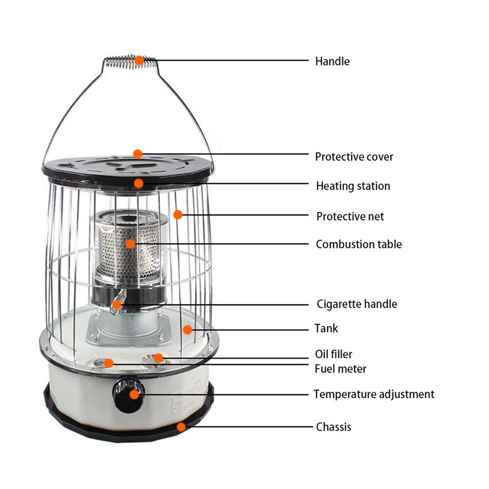 Kerosene Heater Stove Portable And Storage Bag For Home Camping Barbecue Ourdoor Hiking Traveling Picnic Heater