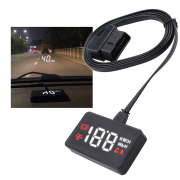 Car HUD Head Up Display A100 OBD2 II EUOBD Overspeed Warning System Projector Windshield Auto Electronic Voltage Alarm