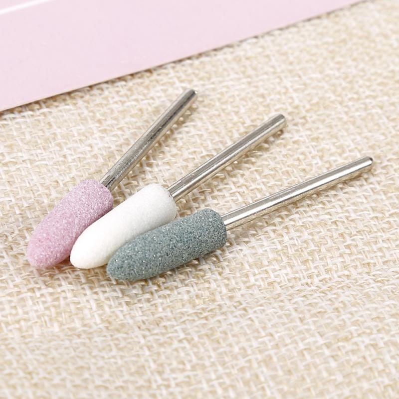 Professional Electric Nail Art Drill Manicure Tool Grinding Head Silicon Carbide Carborundum Grinding Head Wheel Shank 2.34mm