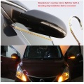 sales Car Rearview Mirror Indicator Lamp Streamer Strip Flowing Turn Signal Lamp Amber LED Car Light Source 28 SMD