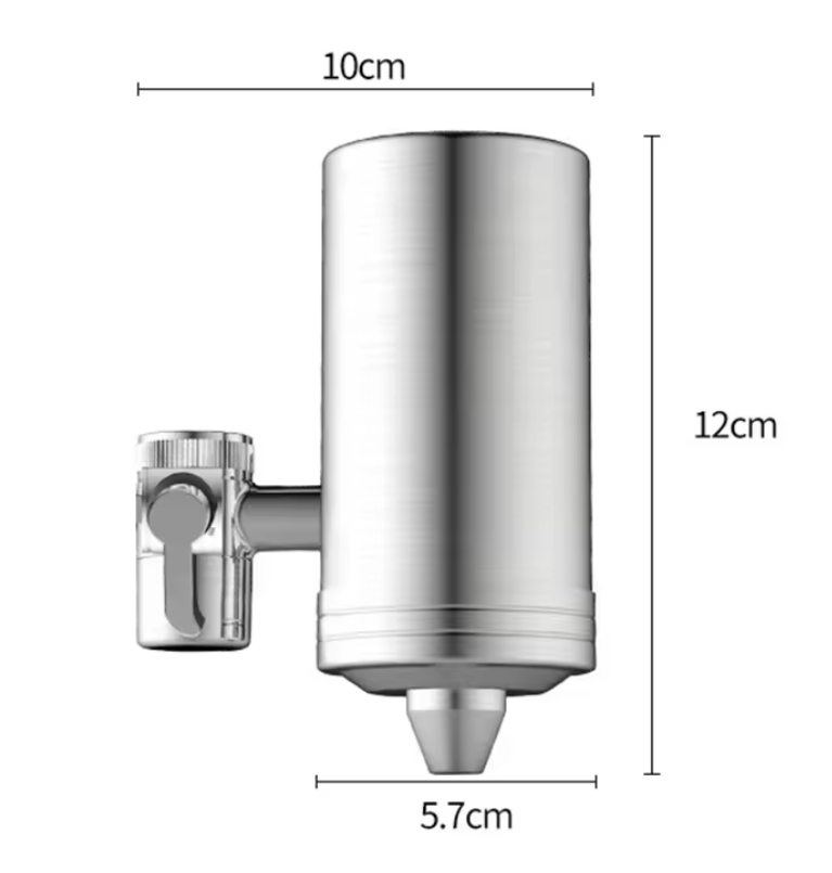 Stainless steel faucet water purifier