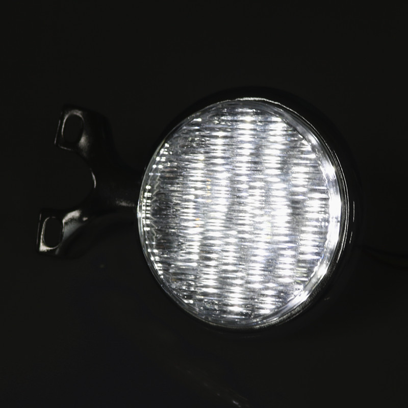 Shadow VT VTX Cruiser Motorcycle Chrome 5" LED Steel Headlight HEAD LIGHT For Honda