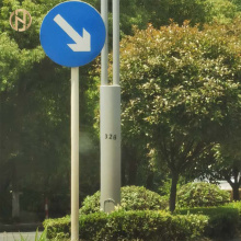 Steel Galvanized Highway Monitor Traffic Sign Pole