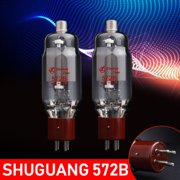 2021 New 2Pcs Tested By Factory Shuguang 572B Vacuum Tube for Amplifier Tested Welding Equipment Tube Welders