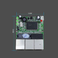 Realtek RTL8306E chipset 90/180 Degree RJ45 3 port Mini Ethernet Switch Board factory accept OEM ODM network switches pcb