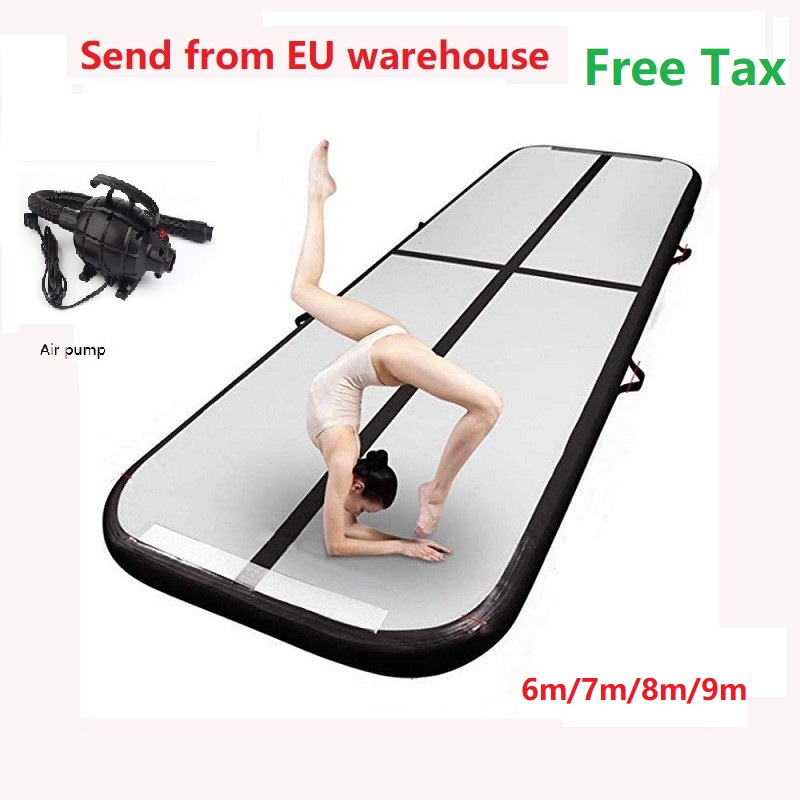 Inflatable Air Track Gymnastics Mattress Olympic Gymnastics Mattress Gym Tumble Airtrack Tumbling wrestling mat 4m/5m/6m/7m/