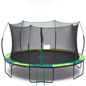 No Spring Trampoline 14ft Double Green