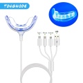 Teeth Whitening Smart Cold Blue Led Light Portable Device 4 USB Charge For Android IOS Dental Bleaching Instrument