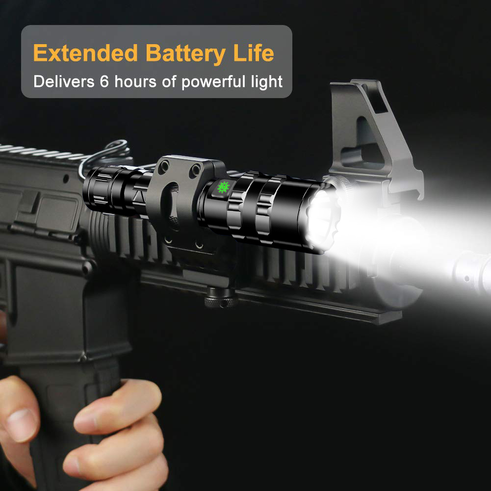 8000Lums LED Flashlight Tactical torch powerful usb Rechargeable lamp L2 Hunting light 5 Modes C8 flashlights hunting scopes