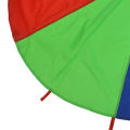 2M/3M Diameter Outdoor Rainbow Umbrella Parachute Toy Jump-Sack Ballute Play Teamwork Game Toy For Kids Gift Hot Sale