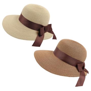 Simple Summer Parent-child Floppy Summer Sun Beach Straw Hat Straw Sun Hat Large Brim For Women Cap Girls Sun Hat