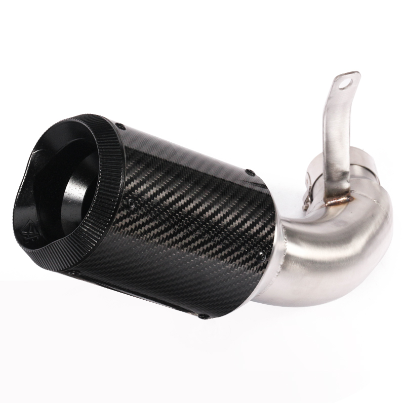Motorcycle Exhaust System Carbon Fiber Muffler Escape Slip on CB1000R Exhaust Tail Tip Silencer for Honda CB1000R 2009-2018