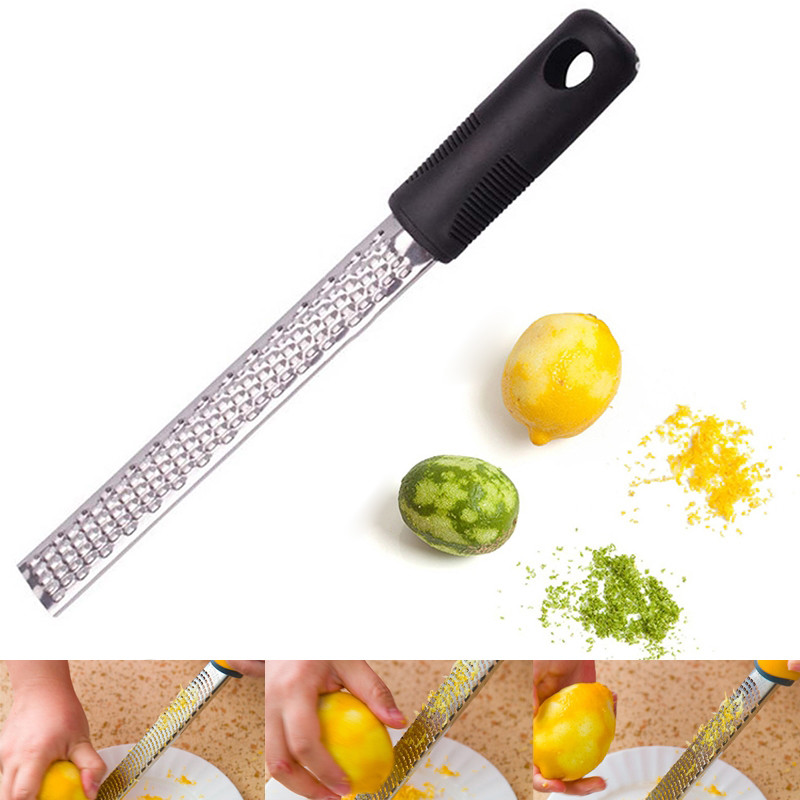 Multifunction Stainless Steel Lemon Zester Fruit Peeler Cheese Zester Microplane Grater Fruit Vegetable Tools & Kitchen