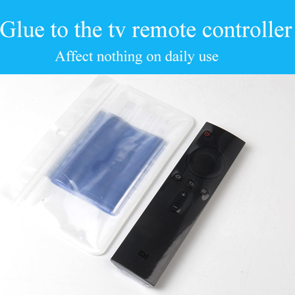 New 10Pcs Clear Shrink Film TV Remote Control Case Cover Air Condition Remote Control Protective Anti-dust Bag Accessories