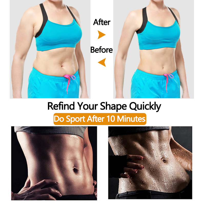 Neoprene-Free Waist Trainer Sweat Trimmer Belt Women Slimming Sheath Weight Loss Sauna Effect Belly Cincher Shapewear Body Shape