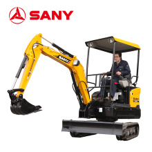 SANY SY16C 1.6ton cheap mini hydraulic rubber excavators