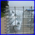 Galvanized or PVC coated hesco bastion wall