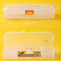 2020 High-capacity Pencil Case Double Layers Transparent Pencil Box Desktop Organizer Storage Box Pencilcase School Stationery