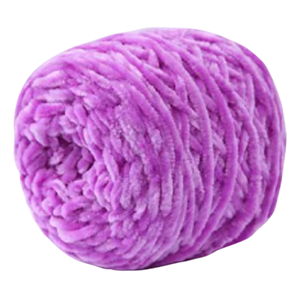 25#Soft Gold Velvet Knitting Yarn Diy Shawl Yarn Crochet Thread Woollen Yarn For Baby Household Sewing Tools Sew Accessories