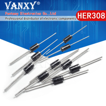 100PCS HER308 3A 1000V Fast Recovery Diodes