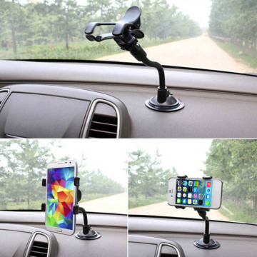 Universal 360 Degree Rotatable Car Holder for Phone GPS Non-slip Firm Suction Cup Support Interior Auto Products Car Accessories