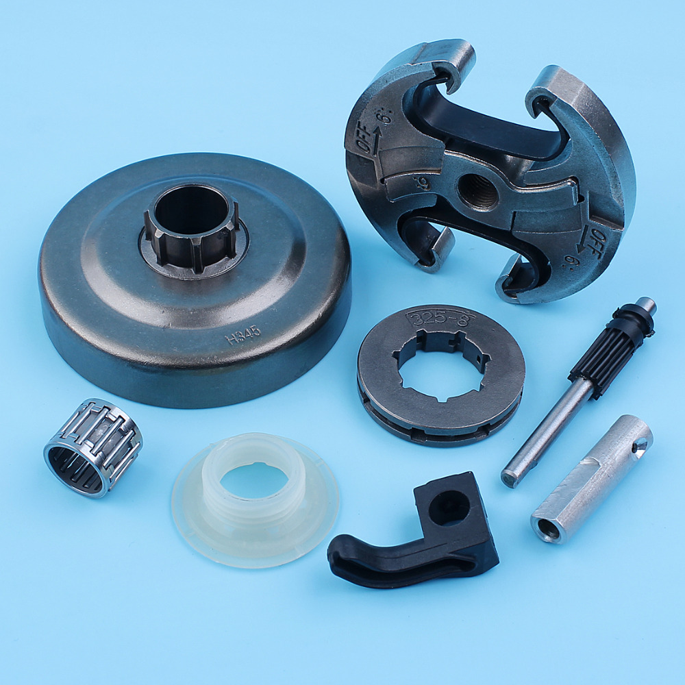 .325" 8T Clutch Drum Needle Bearing Rim Sprocket Oil Pump Kit For Jonsered CS 2141 2145 2150 Chain Saw