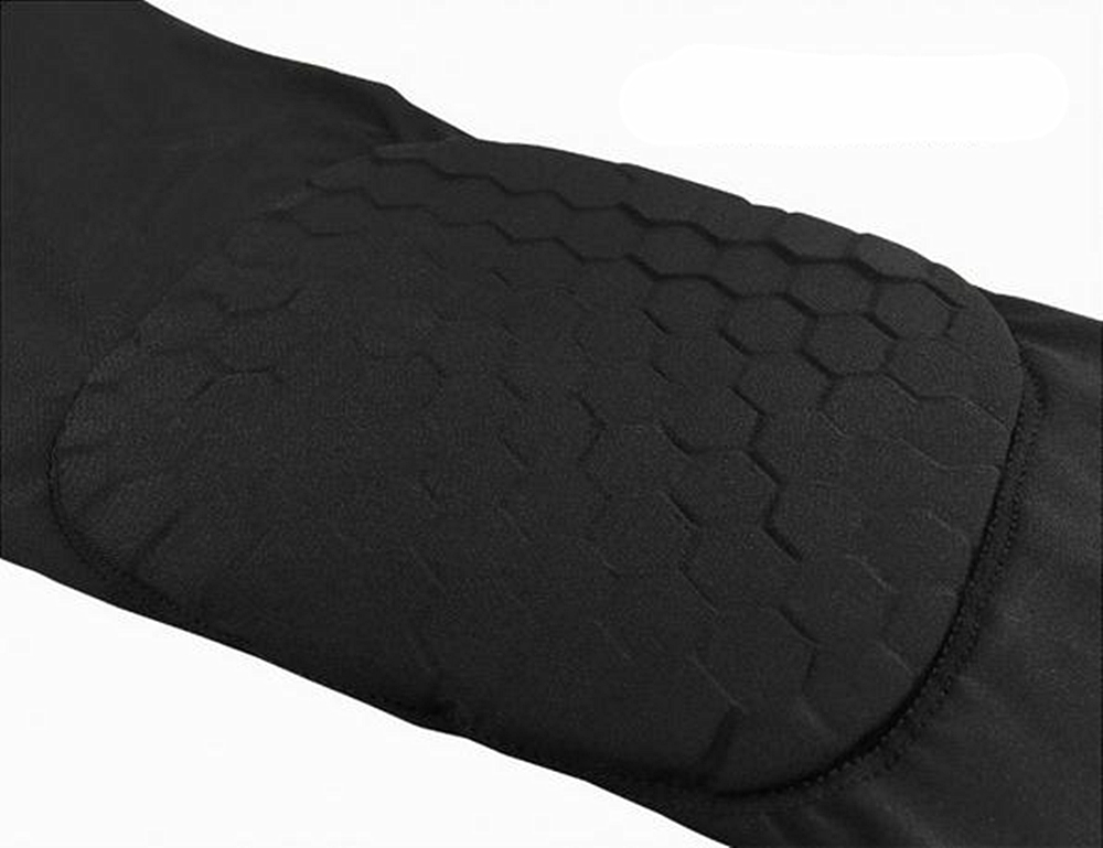 Hex Padded Basketball Knee Pad Anti Slip Compression Leg Sleeve Guard Kneepad Sport Crashproof Protection Honeycomb Leg Warmers