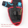 Portable Cordless Drill Holder Drill Cordless Screwdriver Waist Power Tool Bag Drill Waist Tool Belt Bag