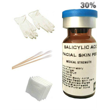 New SALICYLIC Acid 30% Chemical Peel for Rosacea, Acne, Oily Skin, Blackheads, Whiteheads, Clogged Pores, Seborrheic Keratosis