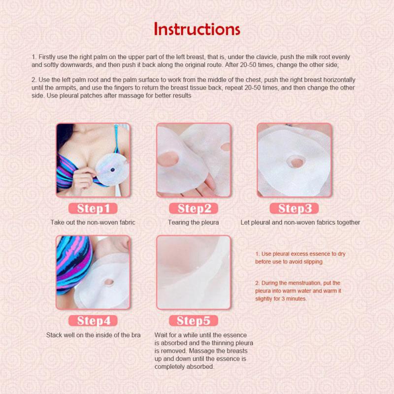 1pc Breast Enhancement Patch Full Elasticity Breast Enhancer Increase Tightness Natural Plants Extract For Women Dropshipping