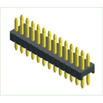 1.27X2.54mm Pitch Dual Row DIP 180° Straight Boardmount Connectors Pin Strip Header