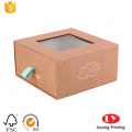 Brown Kraft Paper Drawer Box With Printing