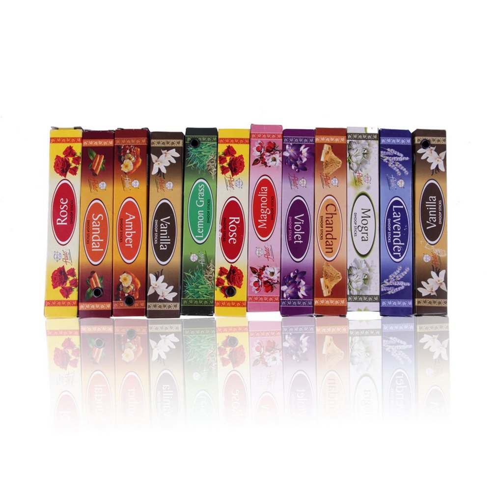 New Mix 10 Indian Incense Sticks Aromatherapy Aroma Perfume Fragrance Fresh Air bedroom Bathroom accessories incienso