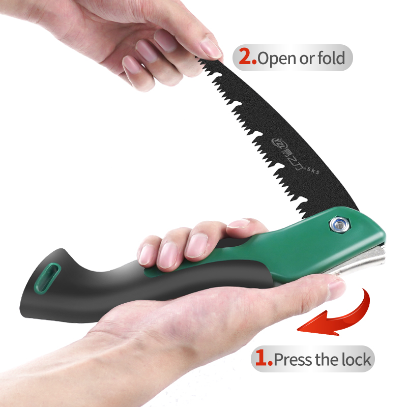 Camping Foldable Saw Garden Folding Saw Woodworking GardeningTool Hand Collapsible Saw