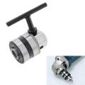 1.5-10mm Angle Grinder Hand Electric Drill Special Chuck Power Tool Accessories with Fine Rolling Tooth and Drill Bits