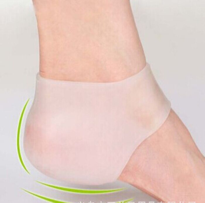 New Soft Protector Peds Transparent Silicone Moisturizing Gel Heel Sock Cracked Foot Skin Gel Care Support