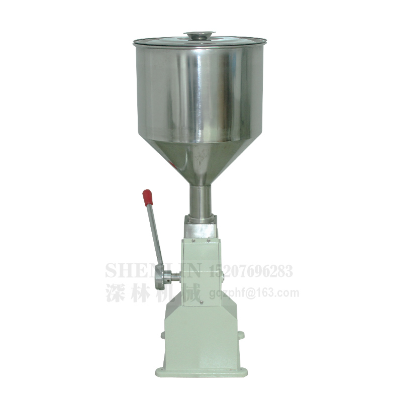 Manual filling machine A03 hand filler for cosmetic cream bottling machine 5-50ml 1% accuracy stainless food liquid filling