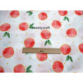 Grapefruit Print Fabrics Handmade tela algodon DIY Sewing Patchwork Baby Dress Bed Needlework Cloth Tissue Cotton Twill Fabrics