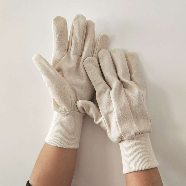 Guanti da Lavoro in Maglina Elastica con Grip Antiscivolo 10 Paia Taglia Unica