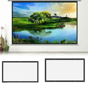 106inch-40inch Projection Screens 3D HD Wall Mounted Projection Screen Canvas LED Projector for Home Theater Projection Screen